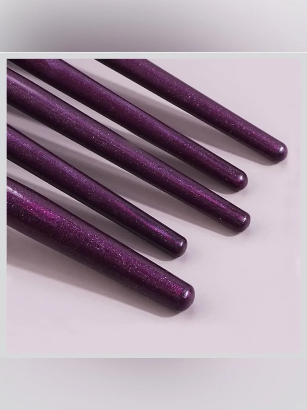 NWT~20pc Professional Full Face Makeup Brush Set~Purple & Black